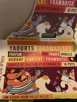 Mängden socker i Yaourts sucrés aromatisés