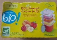Mängden socker i Petits fromages frais aux fruits