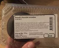 Mängden socker i Donuts chocolat noisettes