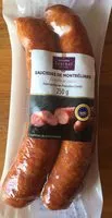 Mängden socker i Saucisses de Montbéliard, fumées et cuites