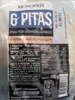 Mängden socker i 6 pitas