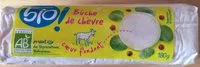 Mängden socker i Bûche de chèvre coeur fondant