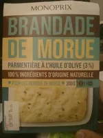 Mängden socker i Brandade de morue parmentière à l'huile d'olive (3%)