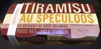 Mängden socker i Tiramisu au spéculoos