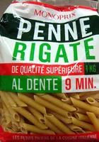 Mängden socker i Penne Rigate (Al dente 9 min.)
