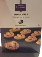 Mängden socker i Mini Palmiers Olives noires et vertes