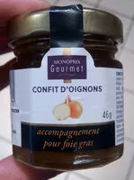 Mängden socker i Confit d'oignons