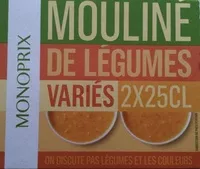 Mängden socker i Mouliné de légumes variés