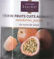 Mängden socker i Gourmet - Cœur de fruits cuits au chaudron - mandarine, passion