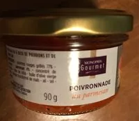 Mängden socker i Poivronnade au parmesan
