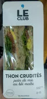 Mängden socker i Thon crudités pain de mie au blé maltais