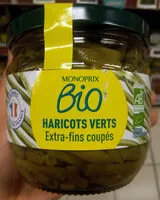 Mängden socker i Haricots verts, extra-fins en conserve