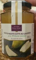 Mängden socker i Cœur de fruits cuits au chaudron poire williams vanillée