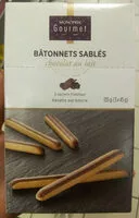 Mängden socker i Bâtonnets sablés chocolat au lait