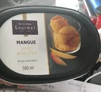 Mängden socker i Crème glacée au lait fraits, éclats de noisettes caramélisées