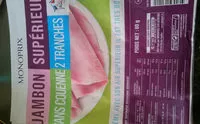Mängden socker i jambon supérieur sans couenne monoprix