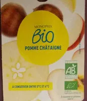 Mängden socker i Bio - Pomme Châtaigne