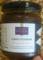 Mängden socker i Confit d'oignon au sucre de canne.