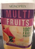 Mängden socker i Pur jus multifruits