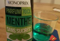 Mängden socker i Sirop à diluer à la menthe, sans sucre