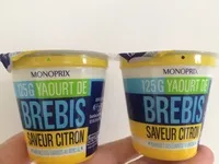 Mängden socker i Yaourt de brebis saveur citron