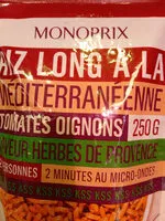 Mängden socker i Riz cuisiné à la méditerranéenne