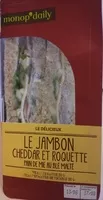 Mängden socker i Jambon cheddar et roquette