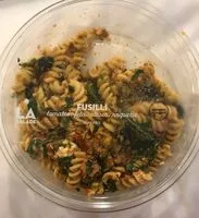 Mängden socker i Fusilli, Tomates, Feta, Olives, Roquette