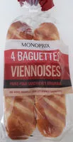 Mängden socker i Baguettes viennoises