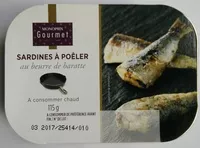 Mängden socker i Sardines à poêler au beurre de baratte