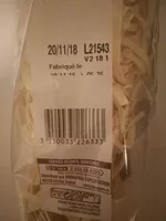 Mängden socker i Nüdles à l'ancienne. Pâtes d'Alsace