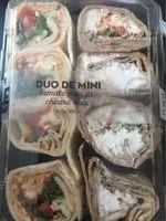 Mängden socker i Mini Wrap Poulet Caesar, Fromage de Brebis Tapenade