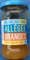 Mängden socker i Marmelade allégée orange