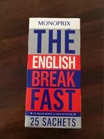 Mängden socker i Thé english breakfast