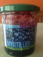 Mängden socker i Confiture extra myrtilles