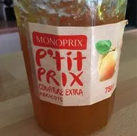 Mängden socker i Confiture extra abricots