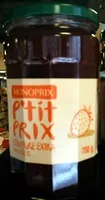 Mängden socker i Confiture extra fraises