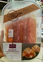Mängden socker i Jambon de san daniele appellation d'origine protégée