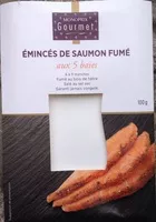 Mängden socker i Émincés de saumon fumé aux 5 baies