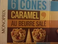 Mängden socker i 6 Cônes Caramel au Beurre Salé
