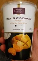 Mängden socker i Yaourt brassé gourmand mangue et jus de clémentine
