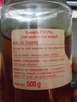 Mängden socker i Miel de fleurs