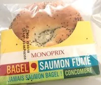 Mängden socker i Bagel Saumon Fumé, Fromage Frais, Ciboulette