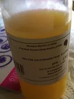 Mängden socker i Jus d'orange frais