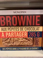 Mängden socker i Brownie aux pépites de chocolat à partager