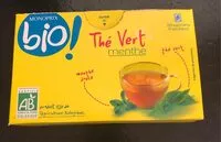 Mängden socker i Thé vert bio