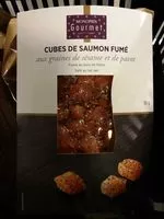 Mängden socker i Cubes de saumon fumé aux graines de sésame et de pavot