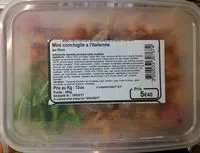 Mängden socker i Mini conchiglie a l'italienne