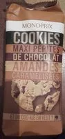 Mängden socker i Cookies maxi pépites amandes caramelisees