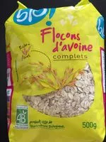 Mängden socker i Flocons d'avoine complets